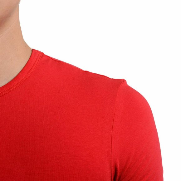 Versace Collection Red Stretch Crewneck T-Shirt - Picture 3 of 6